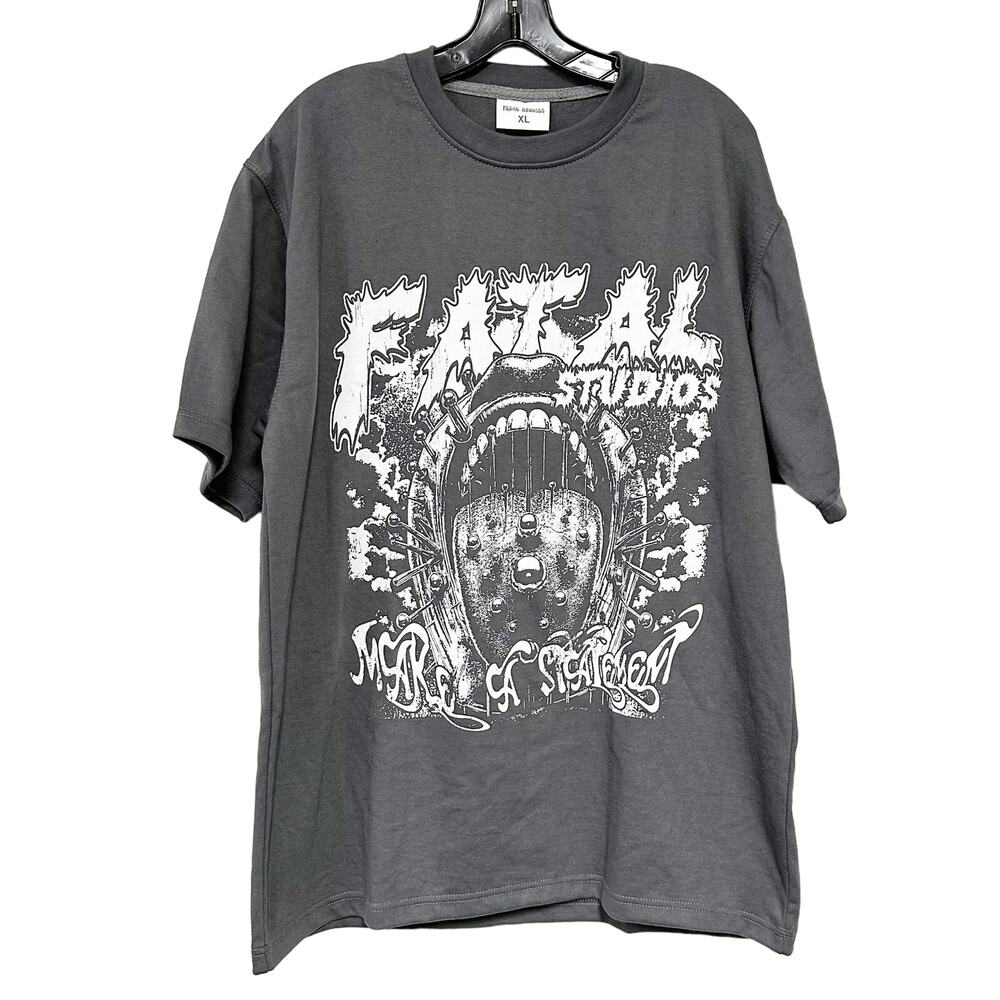 Fatal Studios "Phase One" Tee - Charcoal Gray Size XL New No tags